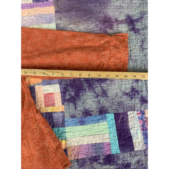 MANHATTAN GIRL Women’s Medium Floral Button Up Embellished Embroidered Shirt - Picture 6 of 7